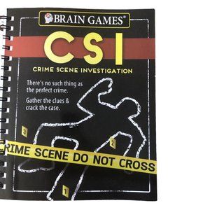Brain Games - Crime Scene Investigation (CSI) Puzzles Book